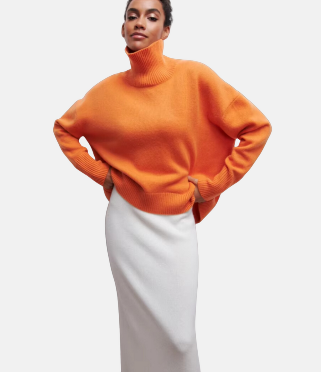 Luitgard - Pull col roulé confortable