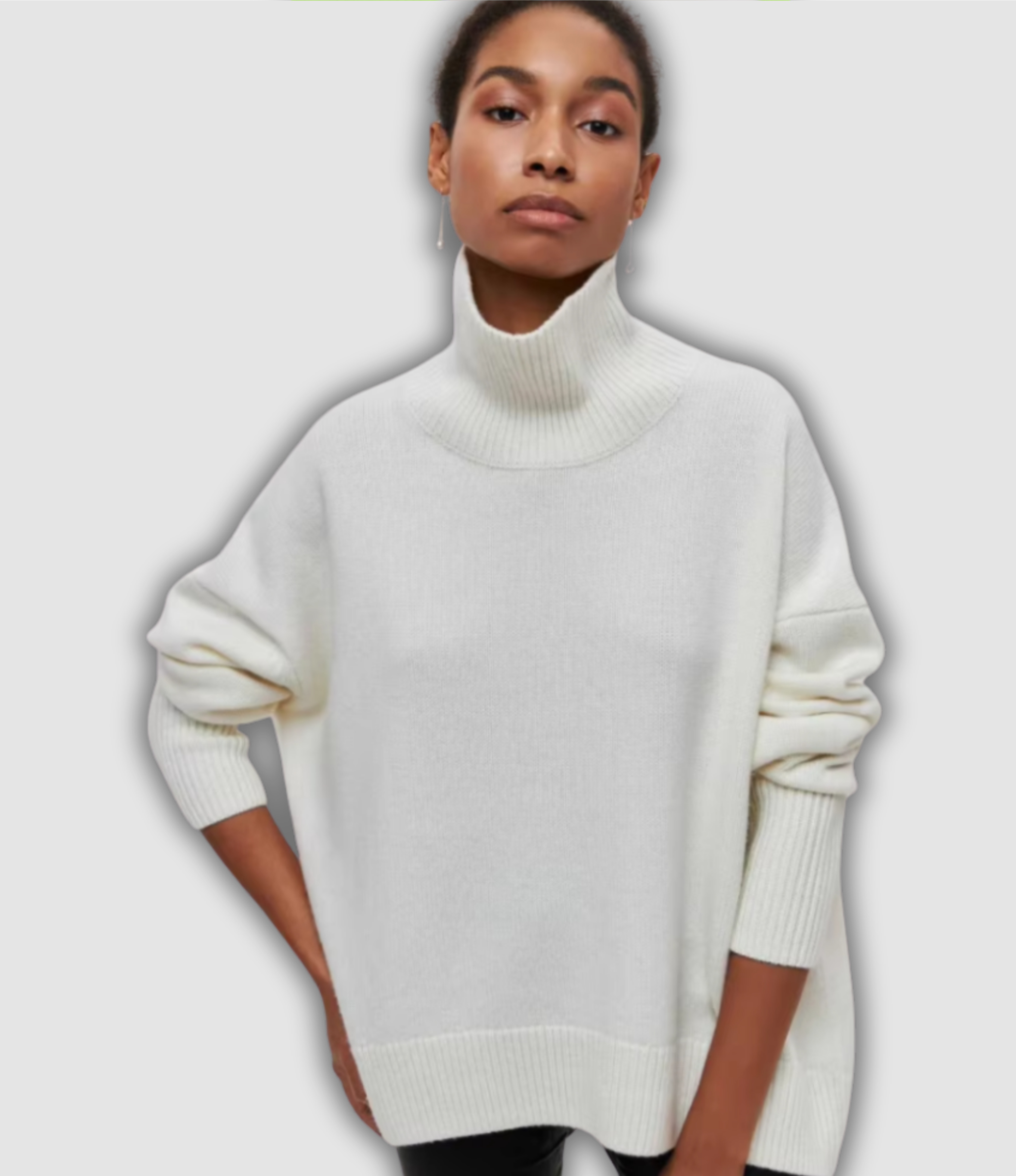 Luitgard - Pull col roulé confortable