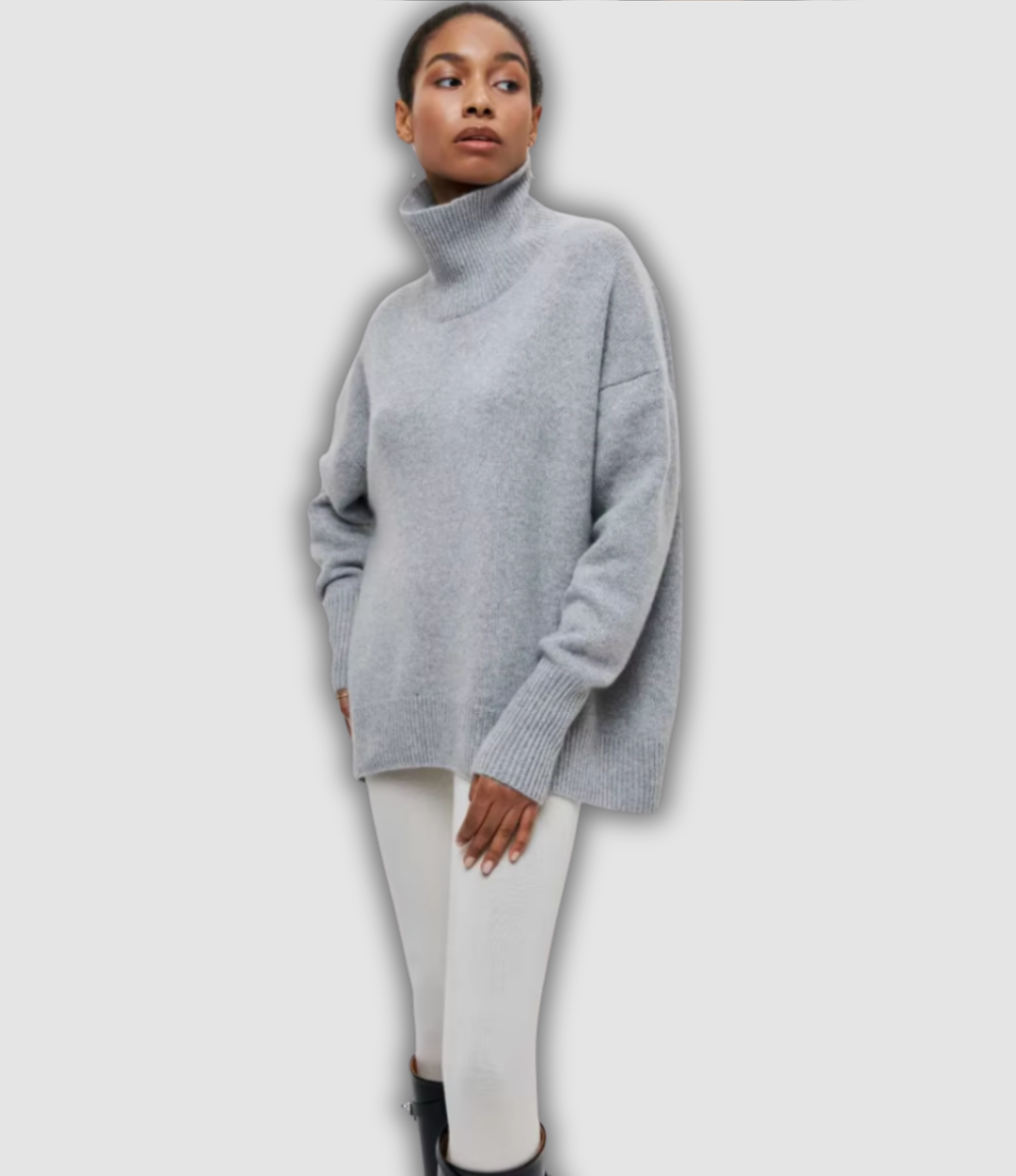 Luitgard - Pull col roulé confortable