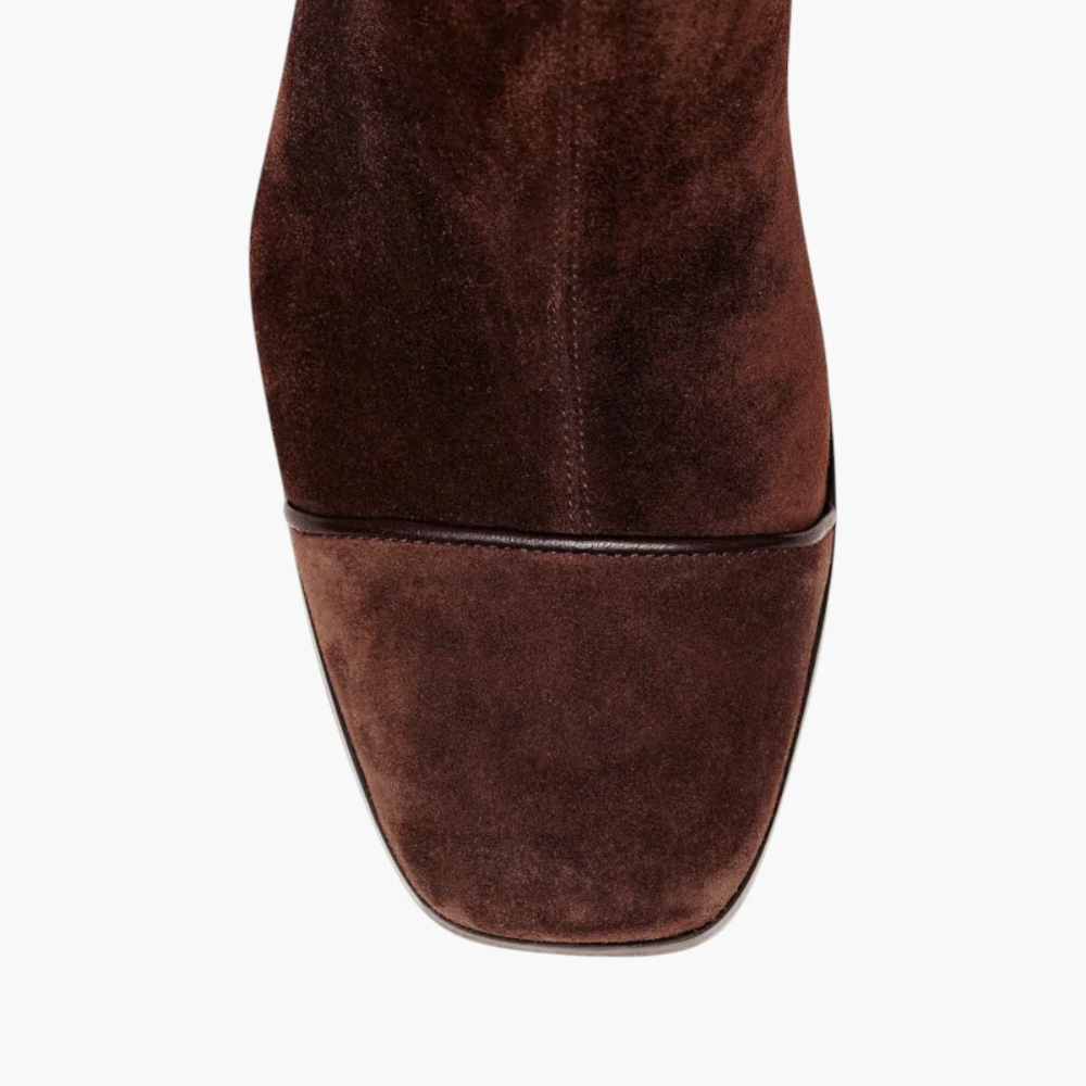 Ava | Bottines Élégantes à Talons Carrés