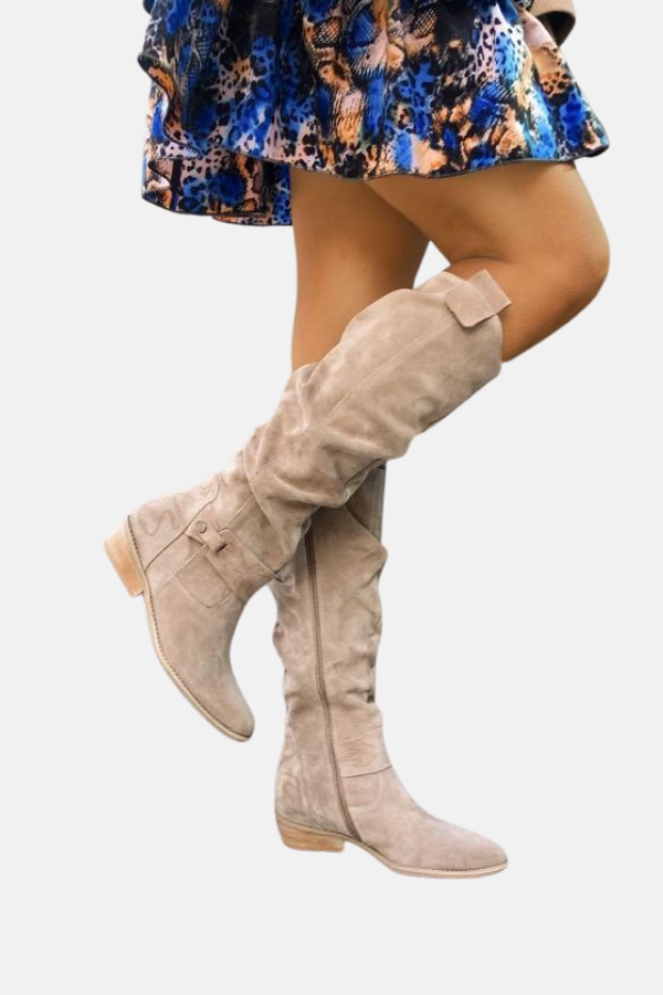 Zavira | Bottes élégantes et chaudes en daim pour femmes