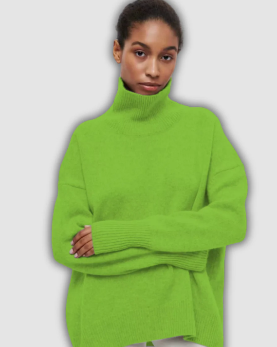 Luitgard - Pull col roulé confortable