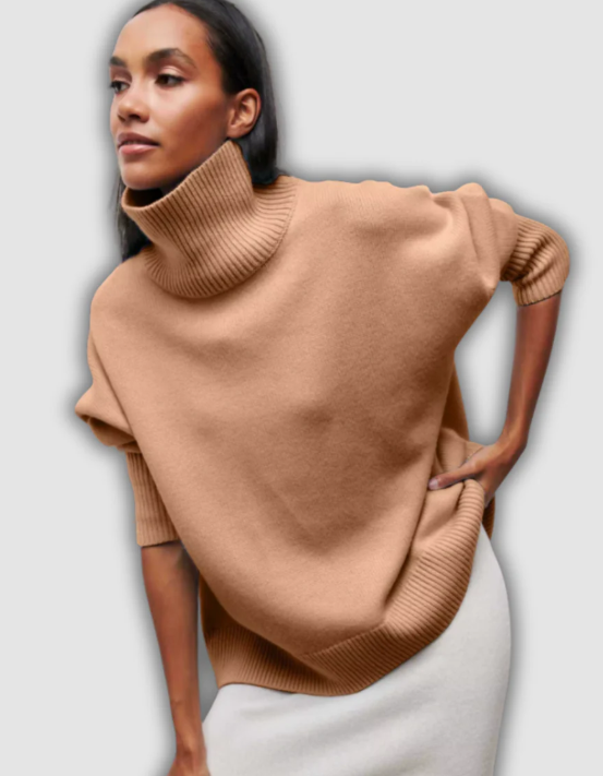 Luitgard - Pull col roulé confortable