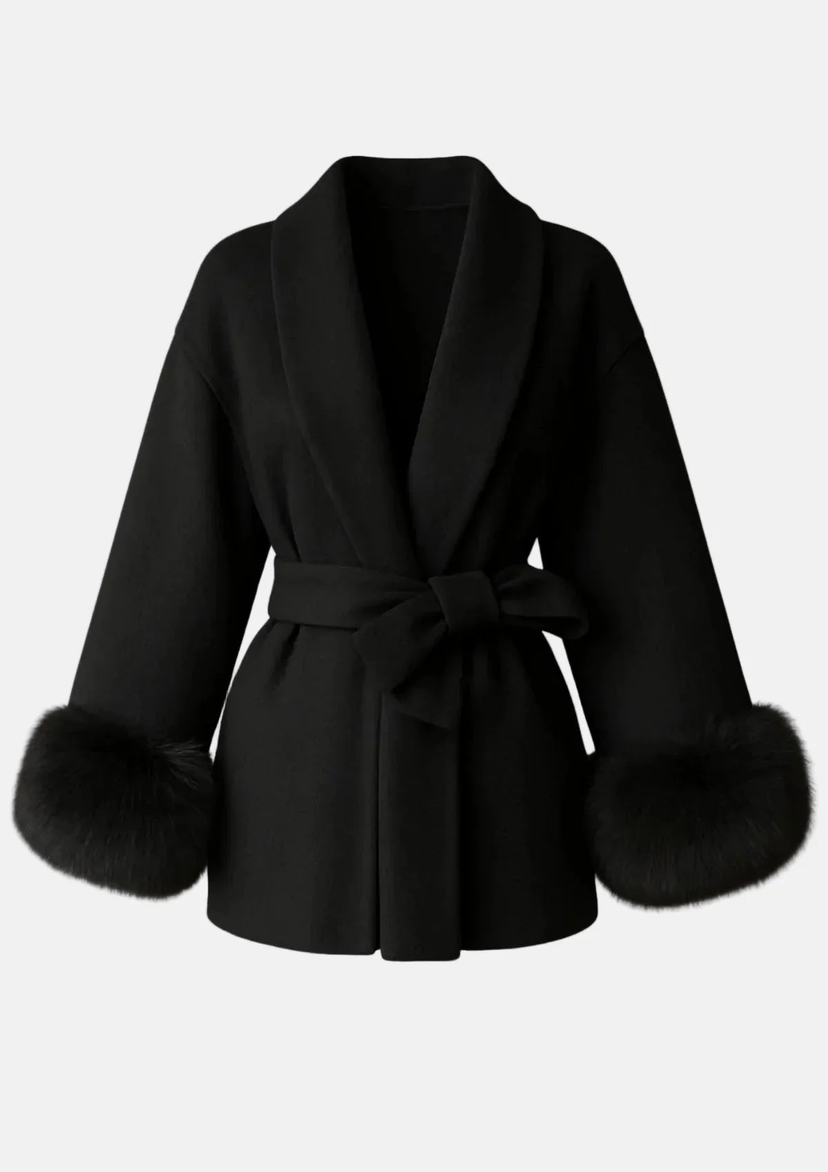 Grâce Arctique™ | Élégant manteau en laine pour femmes