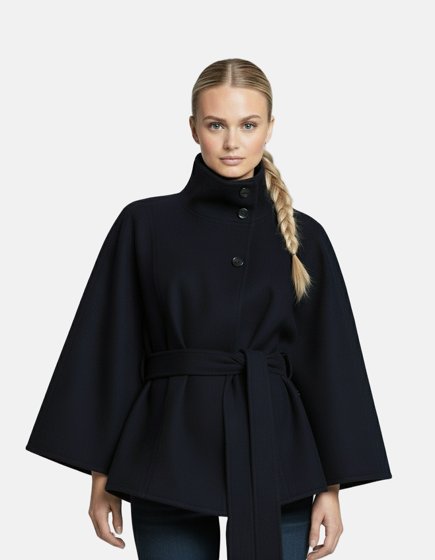 Cosette | Veste à col montant et ceinture